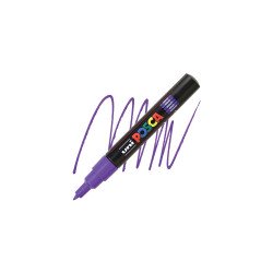 Dekormarker 0,7-1mm, Uni Posca PC-1M lila Dekormarker Uni