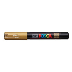 Dekormarker 0,7-1mm, Uni Posca PC-1M arany Dekormarker Uni