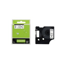 Feliratozógép szalag kompatibilis Dymo S0720780/43613 6mmx7m ECO fekete/fehér Nyomtató és feliratozó gép, kellékek Eco