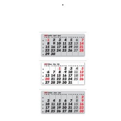 Falinaptár speditőr 3 részes 330mmx800mm, Realsystem 2026. Speditőr falinaptár Realsystem