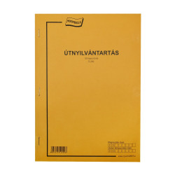 Útnyilvántartó 50lapos tömb A4, Nyilvántartás Egyéb