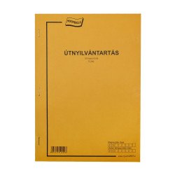 Útnyilvántartó 50lapos tömb A4, Nyilvántartás Egyéb