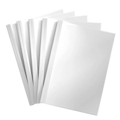 Hőkötő borító, A4, 25mm, 120-250lapig 10 db/doboz, Bluering® fehér Hőkötő borító, A4, 25mm, 120-250lapig 10 db/doboz, Bluering® fehér