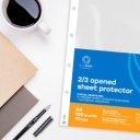 Genotherm lefűzhető, A4, 70 micron narancsos belül 2/3 részben nyitott Bluering® 100 db/csomag,