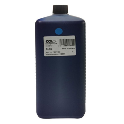 Bélyegzőfesték C 801/1000 ml, Colop kék