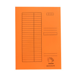 Iratgyűjtő, pólyás dosszié A4, 230g. karton ,Bluering®, narancs Pólyás dosszié Bluering