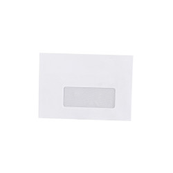 Boríték LC/6 enyvezett bélésnyomott jobb ablakos 35x90mm 114x162mm J28A20 Bluering® fehér Boríték Bluering