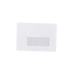 Boríték LC/6 enyvezett bélésnyomott jobb ablakos 35x90mm 114x162mm J28A20 Bluering® fehér Boríték Bluering