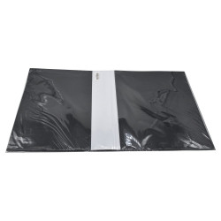 Iratvédő mappa A4, 60 tasakos fekete Iratvédő mappa Icarus