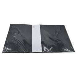 Iratvédő mappa A4, 60 tasakos fekete Iratvédő mappa Icarus