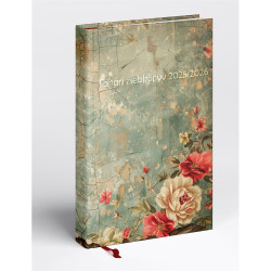 Tanári határidőnapló A5, műbőr 150mmx210mm, fehér lapokkal pitypang 2026/2027 Realsystem Tanári határidőnapló Realsystem