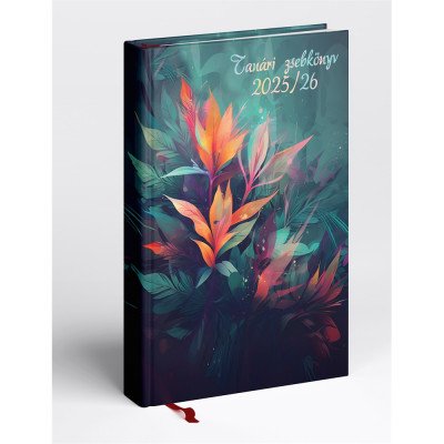 Tanári határidőnapló A5, műbőr 150mmx210mm, fehér lapokkal levelek 2026/2027 Realsystem