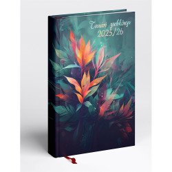 Tanári határidőnapló A5, műbőr 150mmx210mm, fehér lapokkal levelek 2026/2027 Realsystem Tanári határidőnapló Realsystem