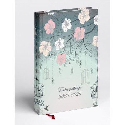 Tanítói zsebkönyv A5, műbőr 145mmx205mm, fehér lapokkal bicikli 2026/2027 Realsystem