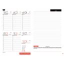 Tanítói zsebkönyv A5, műbőr 145mmx205mm, fehér lapokkal madár 2026/2027 Realsystem