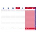 Asztali diák naptár 165mmx240mm, fehér lapokkal 2026/2027 tanévre Realsystem