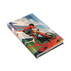 Diák zsebkönyv 125mmx205mm, fehér lapokkal 2026/2027 biker Realsystem