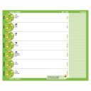 Diák zsebkönyv 125mmx205mm, fehér lapokkal 2026/2027 mackó Realsystem