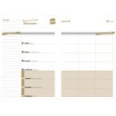 Hallgatói zsebkönyv A5, 145mmx205mm, fehér lapokkal akvarell 2026/2027 Realsystem