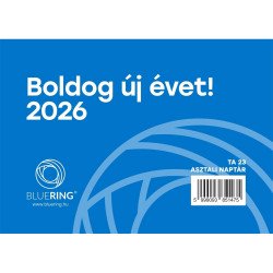 Asztali naptár TA-23 2026. Bluering® Asztali naptár Bluering