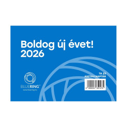 Asztali naptár TA-23 2026. Bluering® Asztali naptár Bluering