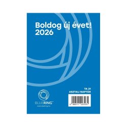 Asztali naptár TA-21 2026. Bluering® Asztali naptár Bluering
