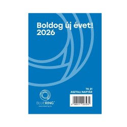 Asztali naptár TA-21 2026. Bluering® Asztali naptár Bluering