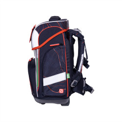 Iskolatáska ergonómikus, fiús 9 részes szett Ninja Revenge Schneiders