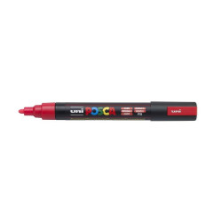 Dekormarker 1,8-2,5mm, Uni Posca PC-5M fluor piros Dekormarker Uni