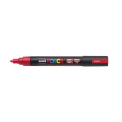Dekormarker 1,8-2,5mm, Uni Posca PC-5M fluor piros Dekormarker Uni