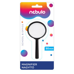 Nagyító, műanyag, o50 mm, 4x, Nebulo Iskolai készségfejlesztő Nebulo