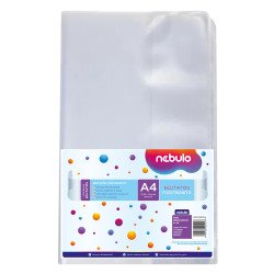 Füzetborító A4, bújtatós, PVC, 10 db/csomag, Nebulo Füzet, könyv borító Nebulo