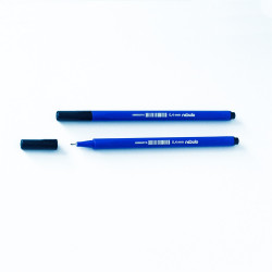 Rostirón, tűfilc 0,4mm, háromszög test Nebulo 722-B, fekete Tűfilc Nebulo