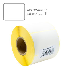 Etikett címke thermo, 50x75mm, tekercses, 1000 címke/tekercs fehér Etikett - címke Egyéb