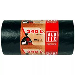 Szemeteszsák 240 liter 120 x 125 cm 40 mikron 10 db/tekercs Szemeteszsák Egyéb