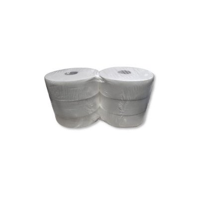 Toalettpapír 2 rétegű közületi átmérő: 27 cm 100 % cellulóz 360 m/tekercs 6 tekercs/csomag N2C360 hófehér