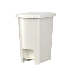 Szemetes kuka pedálos műanyag 40 literes fehér UP402-001 Papírkosár, szemetes Planet