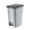 Szemetes kuka pedálos műanyag 25 literes antracit UP401-245