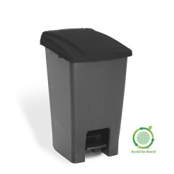 Szemetes kuka pedálos műanyag 70 literes antracit/fekete UP228-216 Papírkosár, szemetes Planet