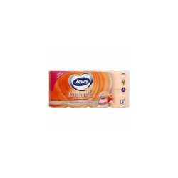 Toalettpapír 3 rétegű 150 lap/tekercs 8 tekercs/csomag Zewa Cashmere Peach Toalettpapírok Egyéb