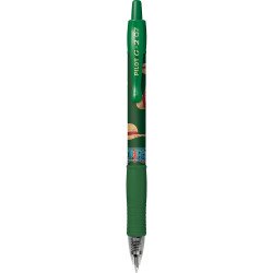 Zseléstoll 0,7mm, nyomógombos Pilot G-2 One Piece, írásszín zöld Zselés toll Pilot