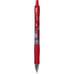 Zseléstoll 0,7mm, nyomógombos Pilot G-2 One Piece, írásszín piros Zselés toll Pilot