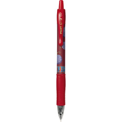 Zseléstoll 0,7mm, nyomógombos Pilot G-2 One Piece, írásszín piros Zselés toll Pilot