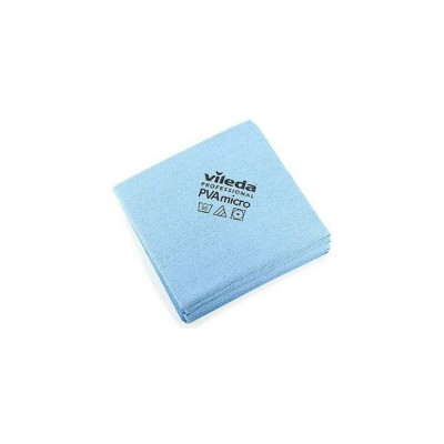 Törlőkendő mikroszálas 35 x 38 cm Vileda PVA kék_143585