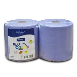 Kéztörlő 3 rétegű tekercses átmérő: 26 cm 100% cellulóz 1 tekercs BLU COLOR Bluering_BIBS800 kék Papírtörlők Orink