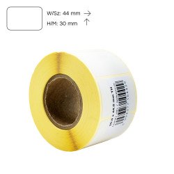 Etikett címke thermo, 30x44mm, tekercses, 1000 címke/tekercs fehér Etikett - címke Egyéb