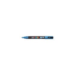 Dekormarker 0,9-1,3mm, Uni-Posca PC-3ML csillámló világoskék Dekormarker Uni