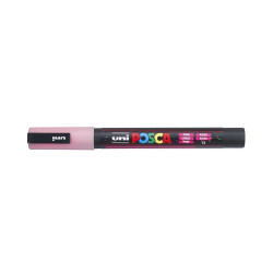 Dekormarker 0,9-1,3mm, Uni-Posca PC-3ML csillámló rózsaszín Dekormarker Uni