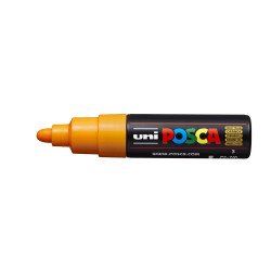 Dekormarker 4,5-5,5mm, Uni-Posca PC-7M ragyogó sárga Dekormarker Uni