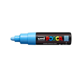 Dekormarker 4,5-5,5mm, Uni-Posca PC-7M világoskék Dekormarker Uni